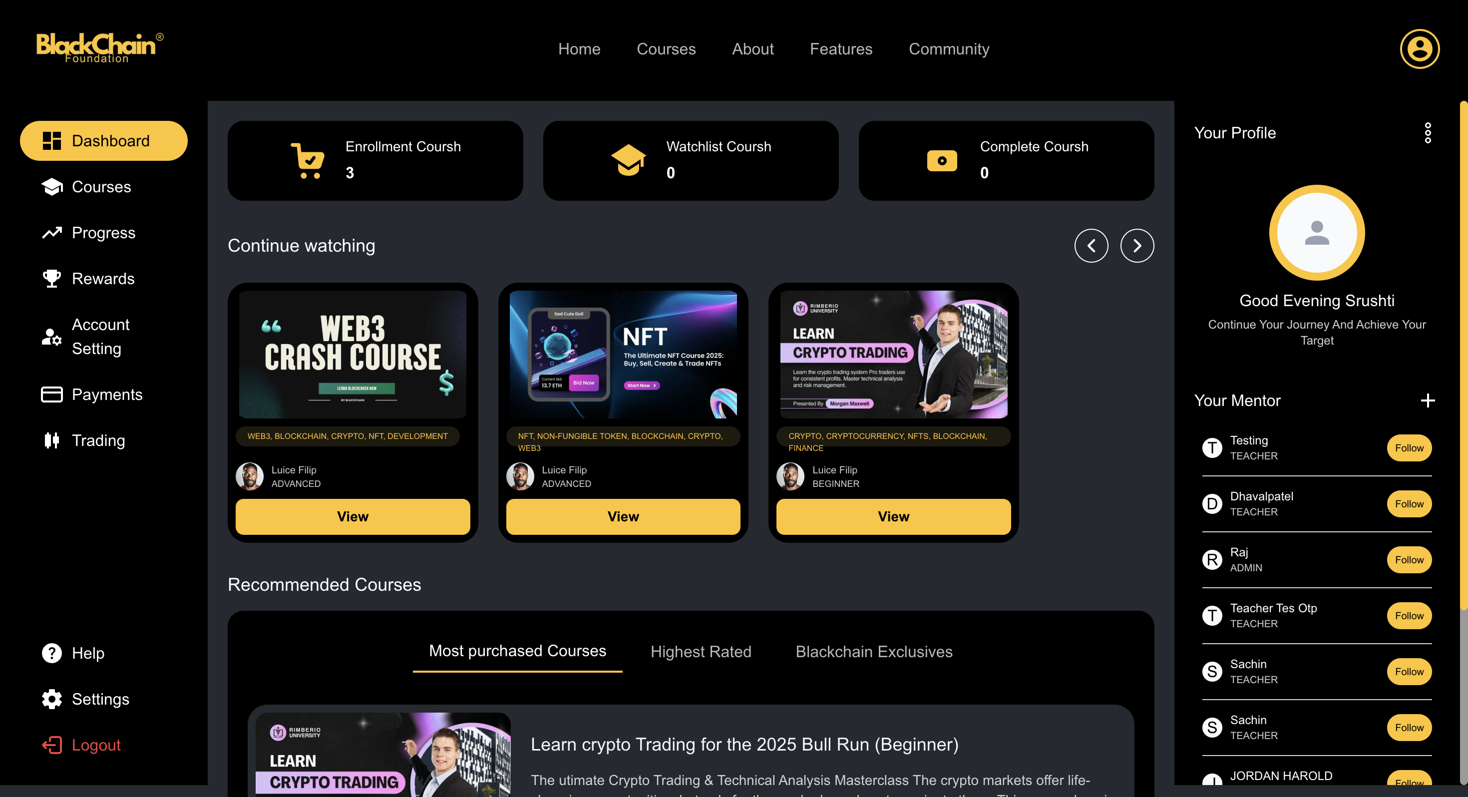 BlackChain ecosystem